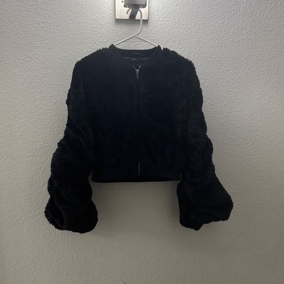 Fashion Nova Jackets & Blazers - Extra thick, soft  Black Teddy Jacket